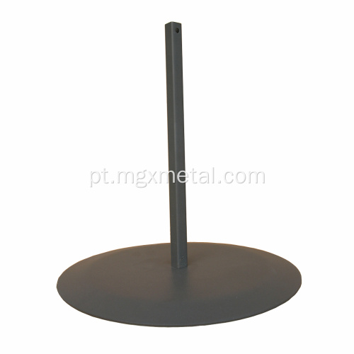 Base de pedestal para sinalização de haste de tubo quadrado